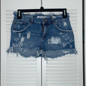 ZARA denim shorts